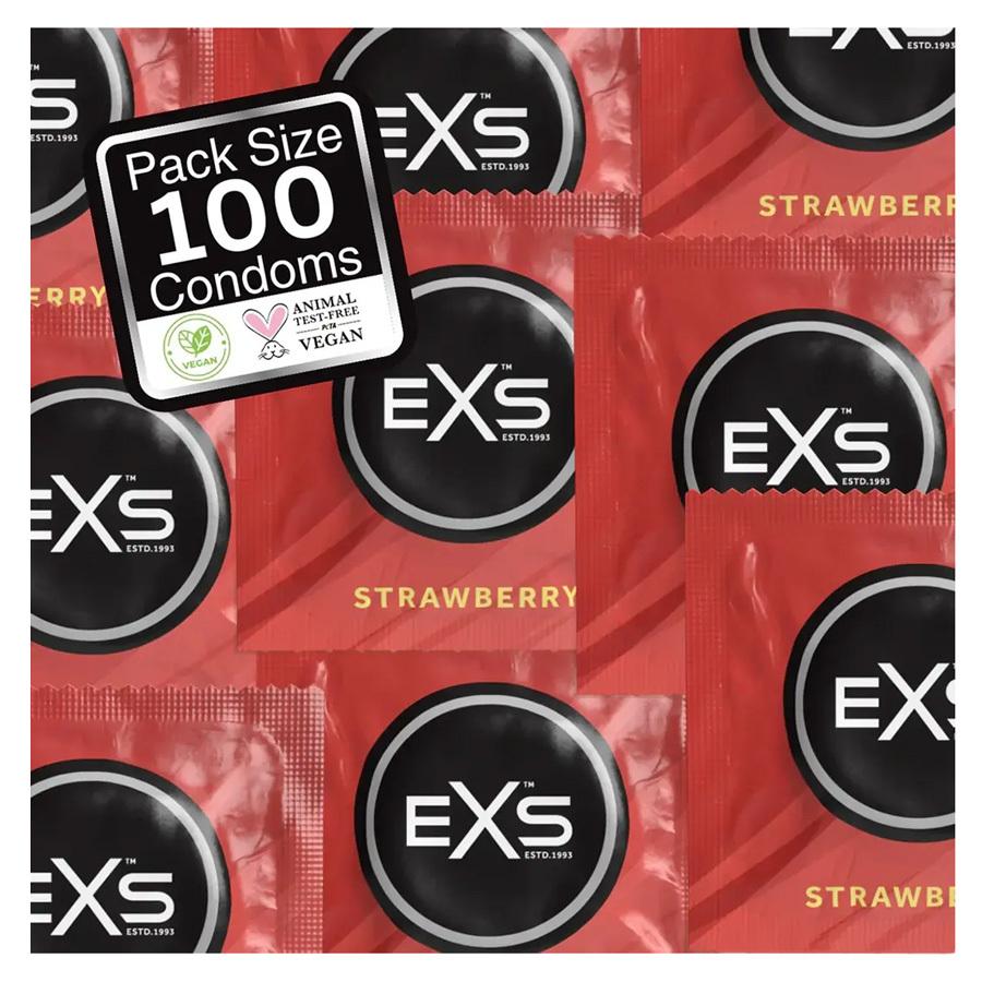 EXS Strawberry kondomy 100 ks