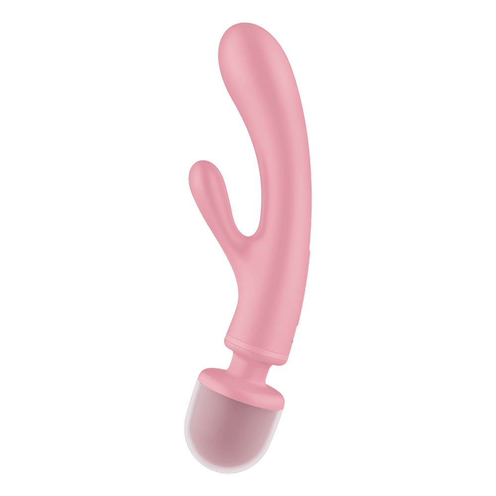 Satisfyer Triple Lover oboustranný vibrátor - růžový - Image 2