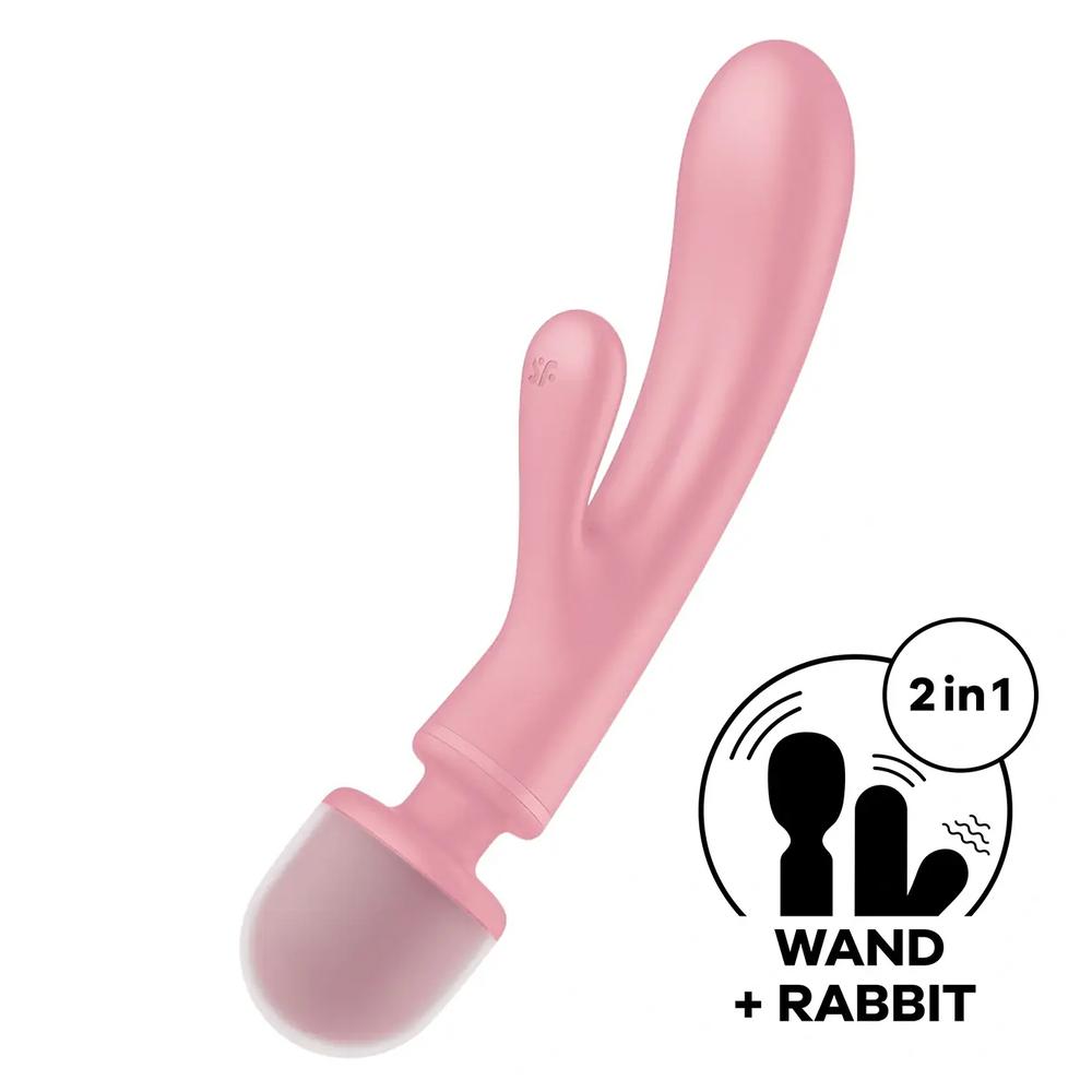 Satisfyer Triple Lover - oboustranný vibrátor pro páry