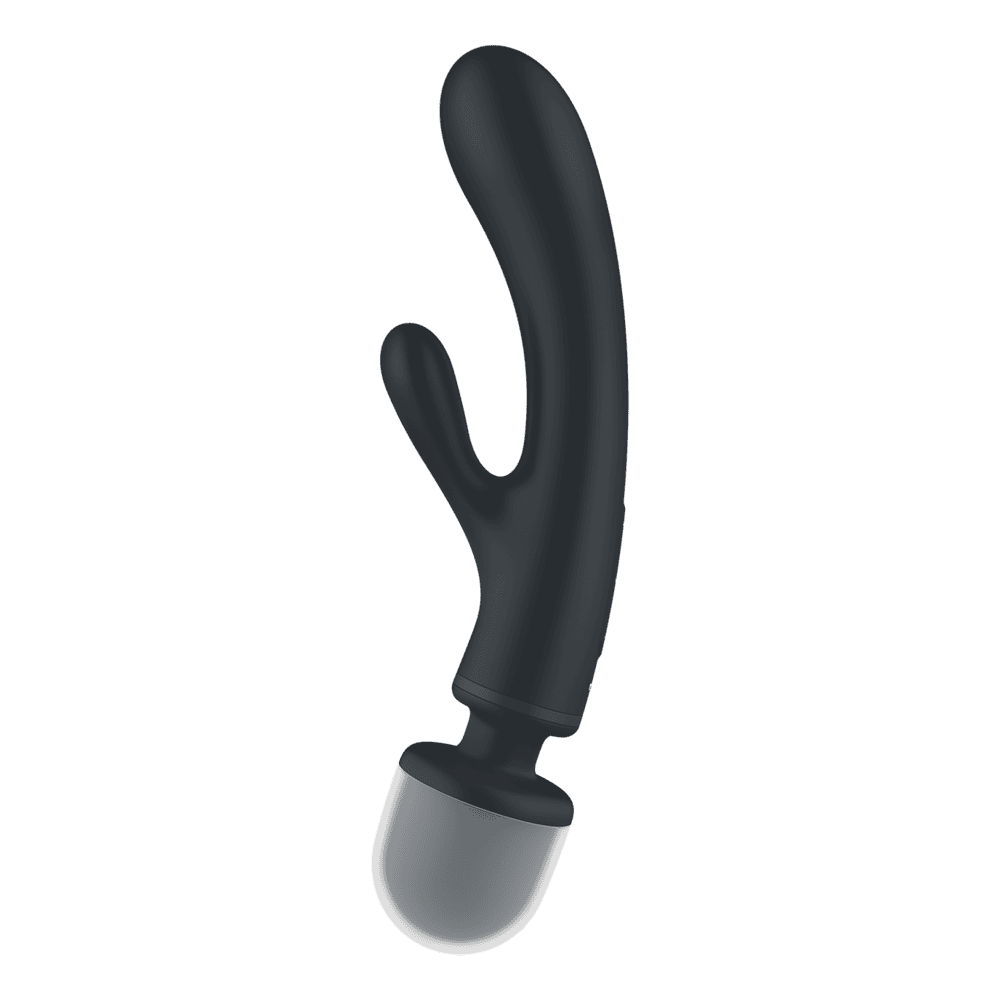Satisfyer Triple Lover oboustranný vibrátor - šedý - Image 2