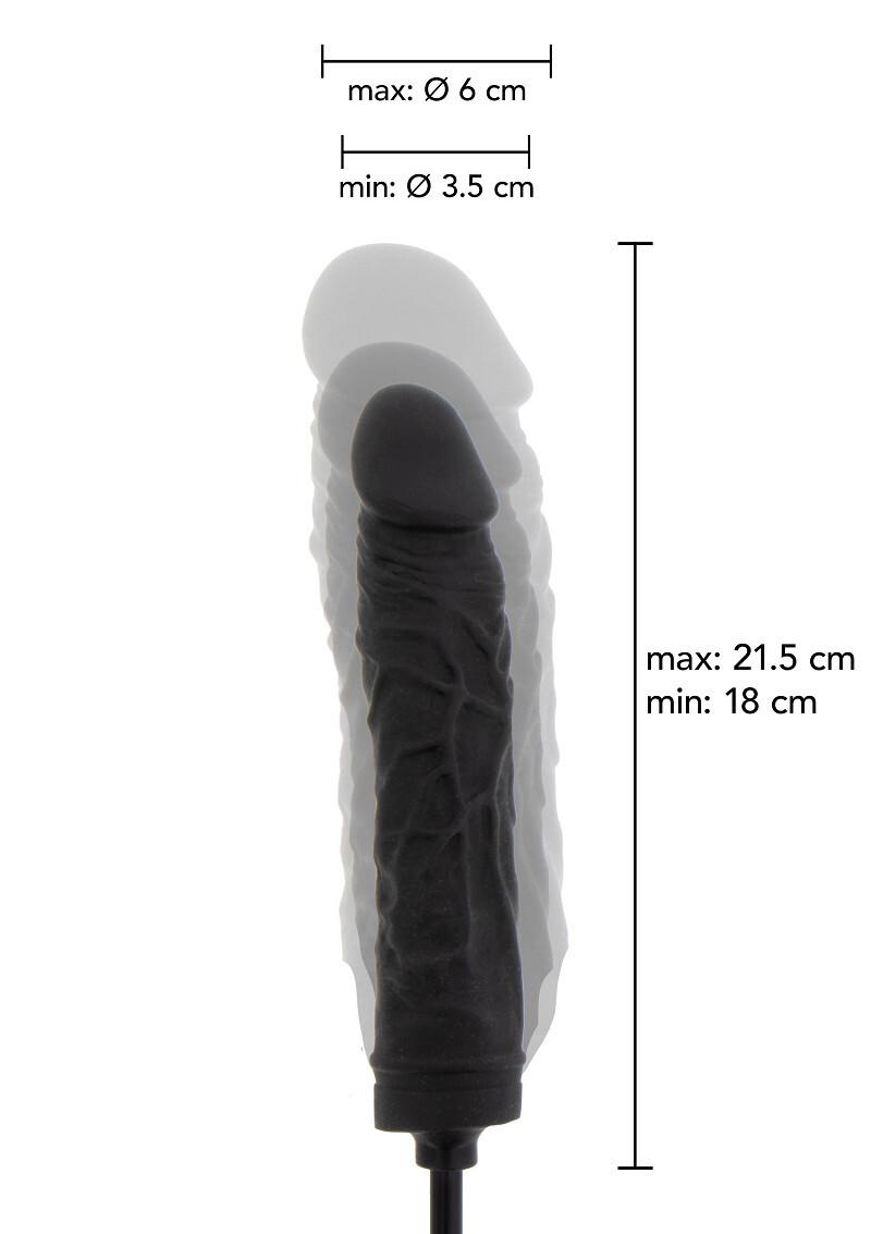 Hidden Desire Extreme nafukovací realistické dildo - Image 3