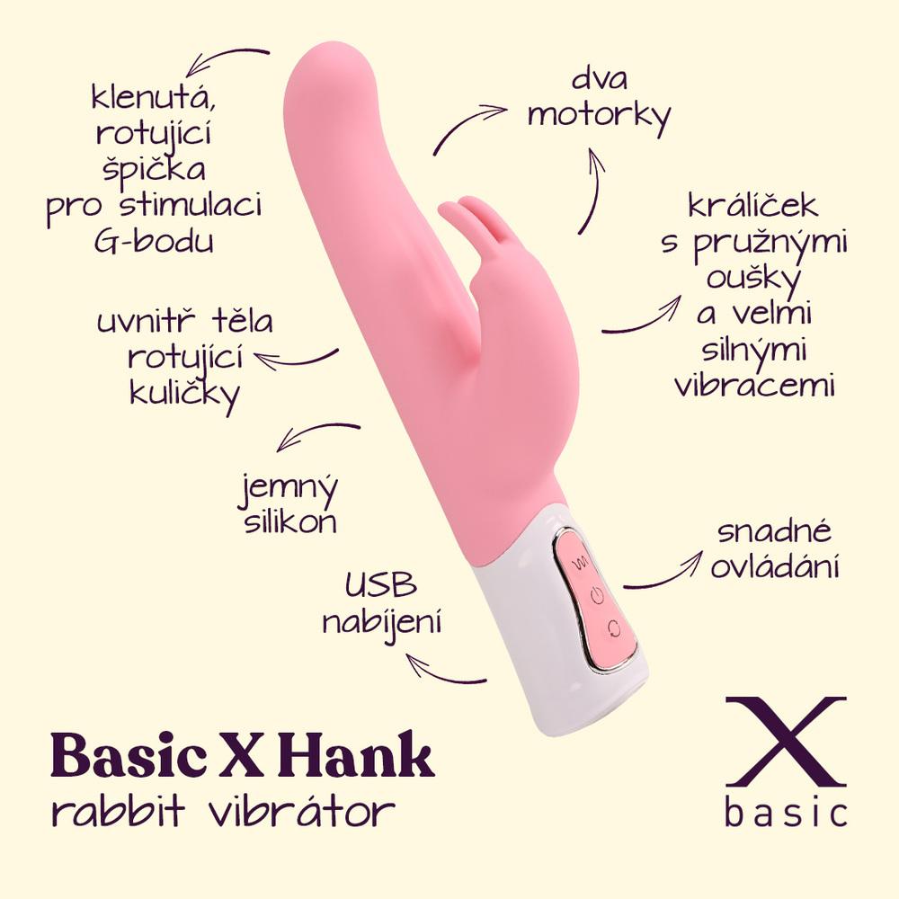 BASIC X Hank rabbit vibrátor - Image 2
