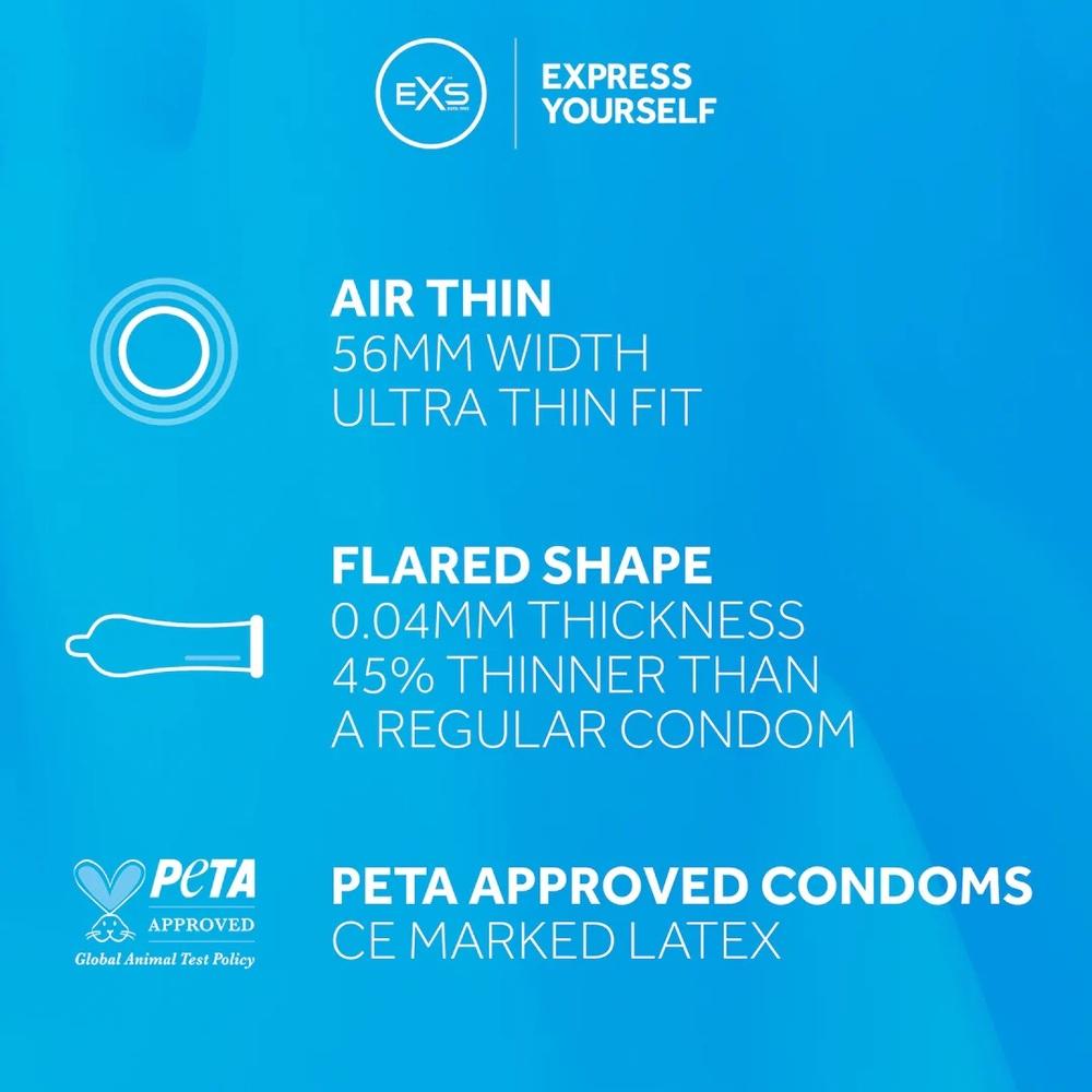 EXS Air Thin kondomy 100 ks - Image 4