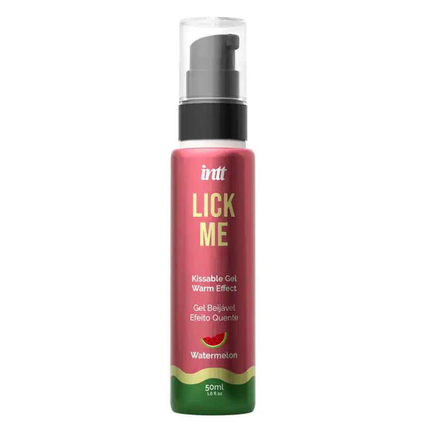 INTT Lick me - Slíbatelný gel s hřejivým efektem 50 ml - Watermelon