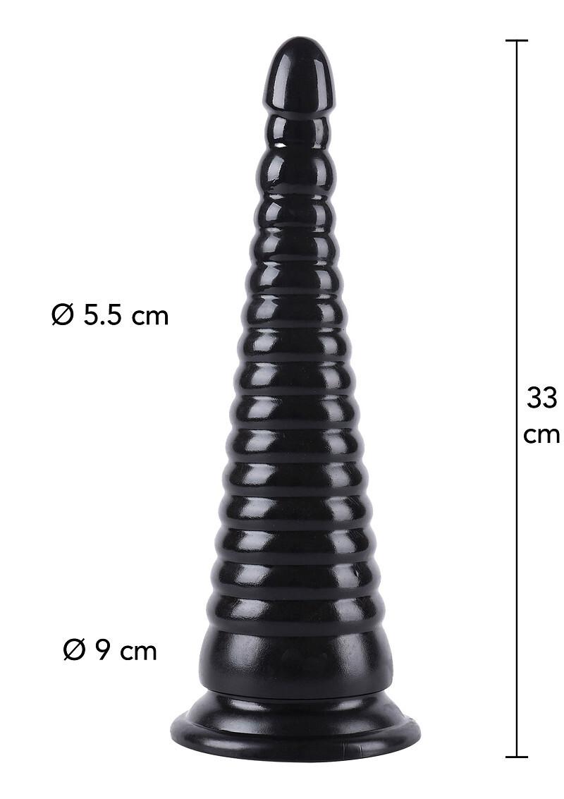 Hidden Desire Extreme dildo XXL - černé - Image 2