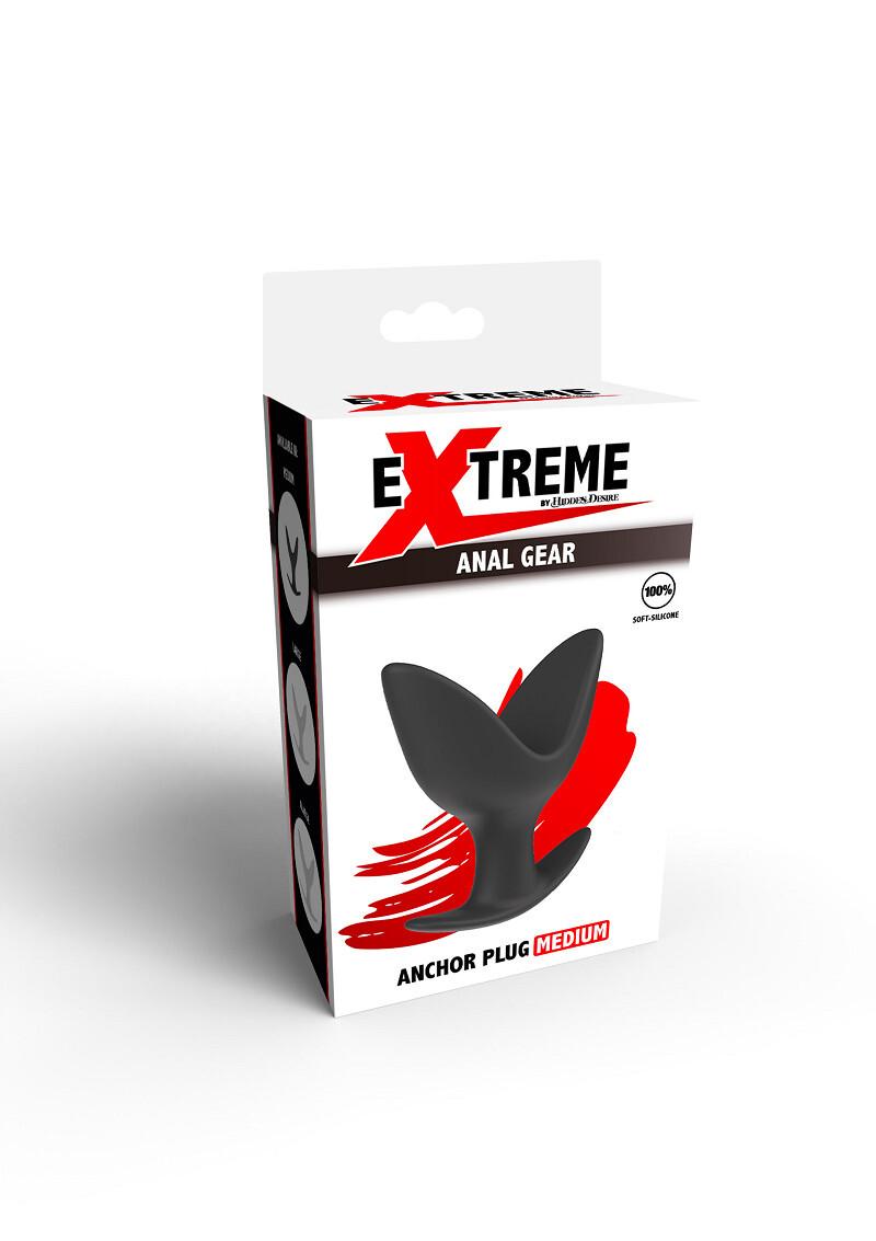 Hidden Desire Extreme rozevírací anální kolík M - černý - Obrázek 4