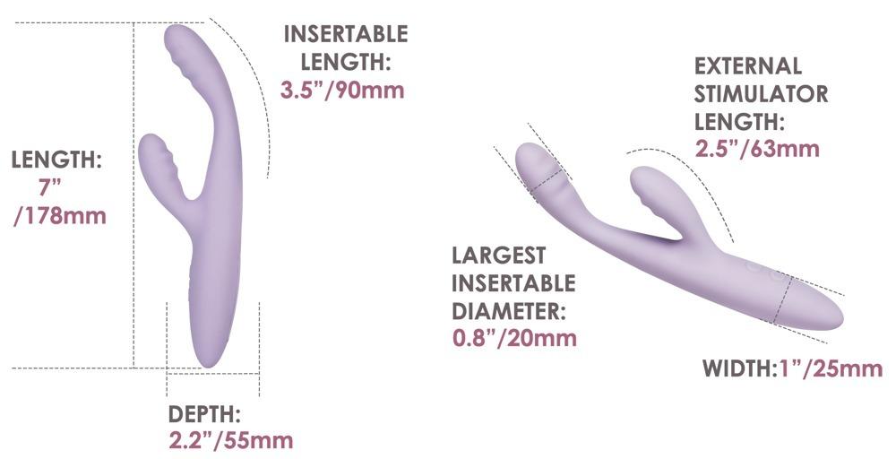 Svakom Cici+ 2 rabbit vibrátor - lilac - Image 7