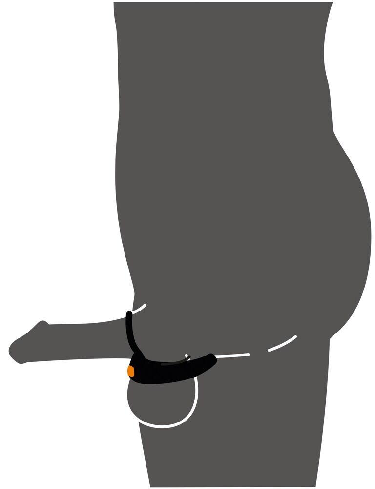 REBEL RC Stimulátor varlat s erekčním kroužkem