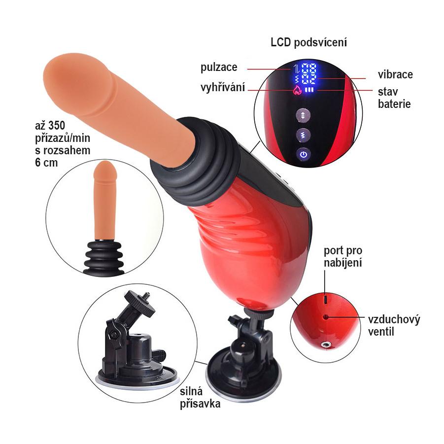 BASIC X Speedy pulzační vibrátor s vyhříváním