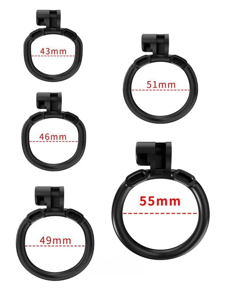 P-CAGE PC06 Klec na penis XS – černá