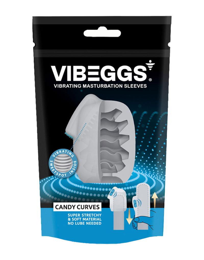 VIBEGGS Candy Curves vibrační masturbátor