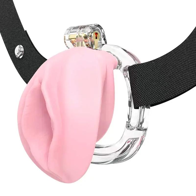 P-CAGE PC10 Klec na penis Pussy - růžová