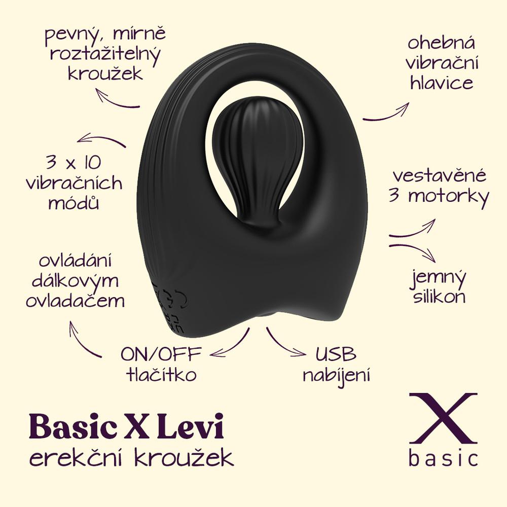 BASIC X Levi erekční kroužek - Image 2