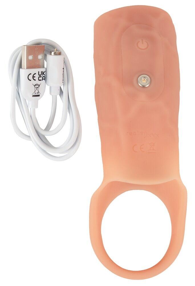 RealistiXXX RealSleeve vibrační návlek na penis otevřený - Image 7