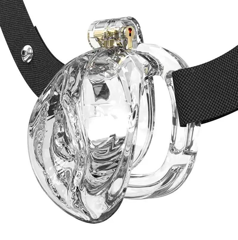 P-CAGE PC10 Klec na penis Pussy - transparentní