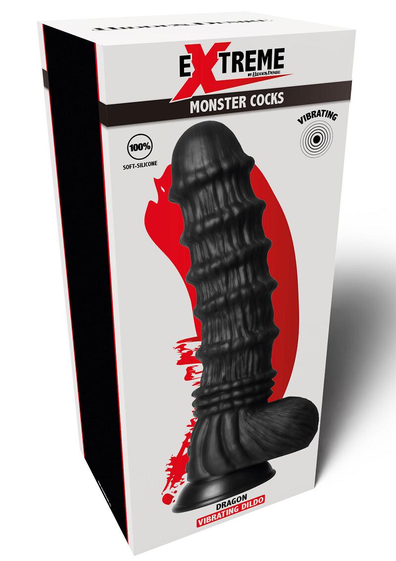 Hidden Desire Extreme vibrační dildo Dragon Monster - Obrázek 6