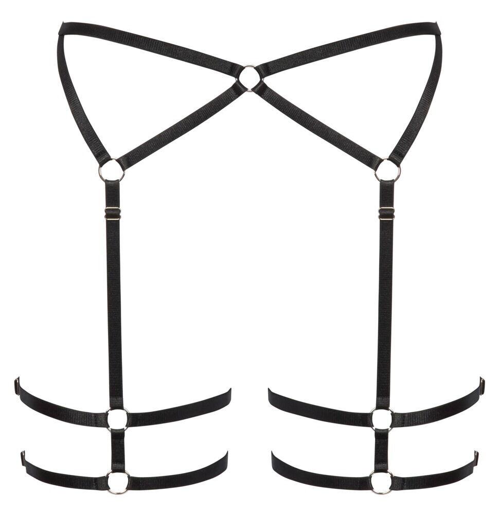 Cottelli Lingerie Podvazkový pás - černý: S/M - Obrázek 4