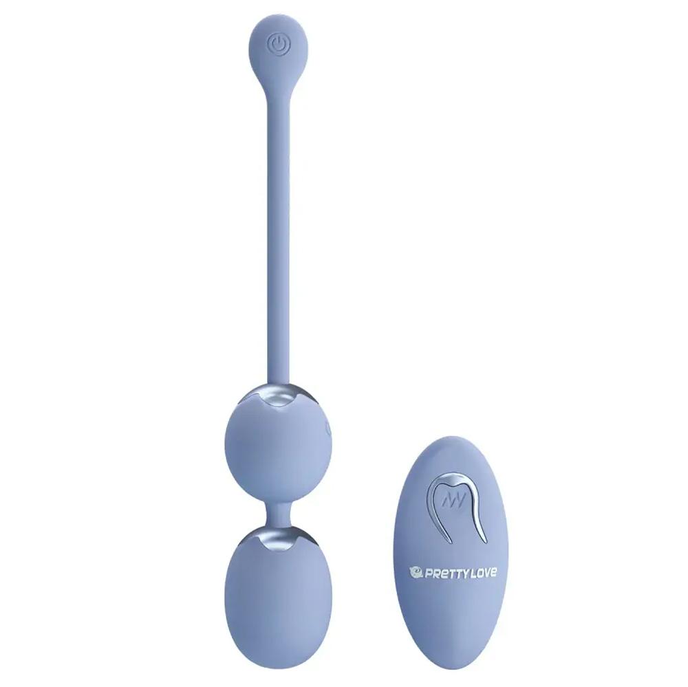 Pretty Love Willie vibrační venušiny kuličky - modré