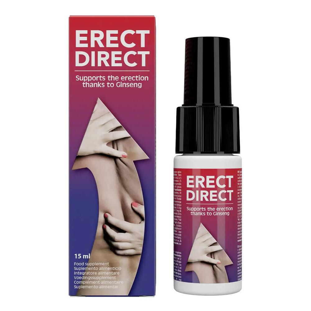 Erect Direct kapky 15 ml - doplněk stravy