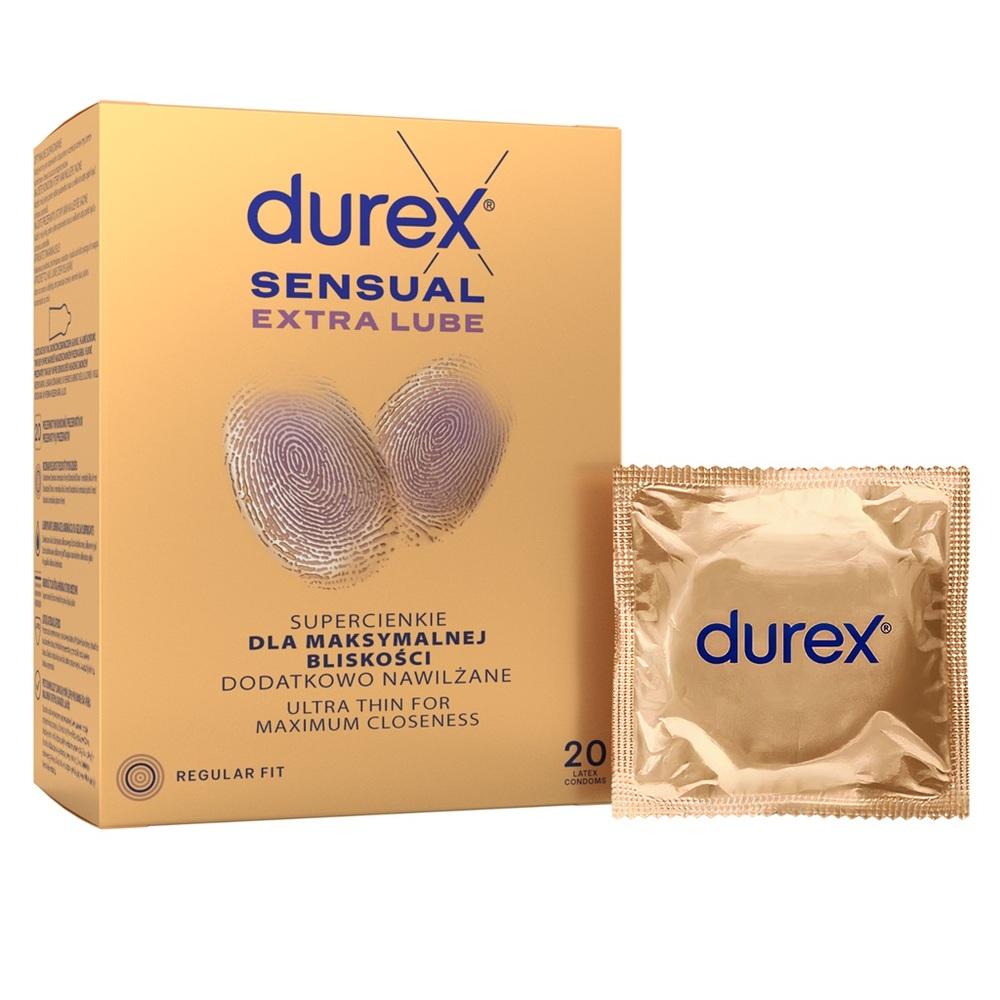 DUREX Sensual extra lube 20 kusů