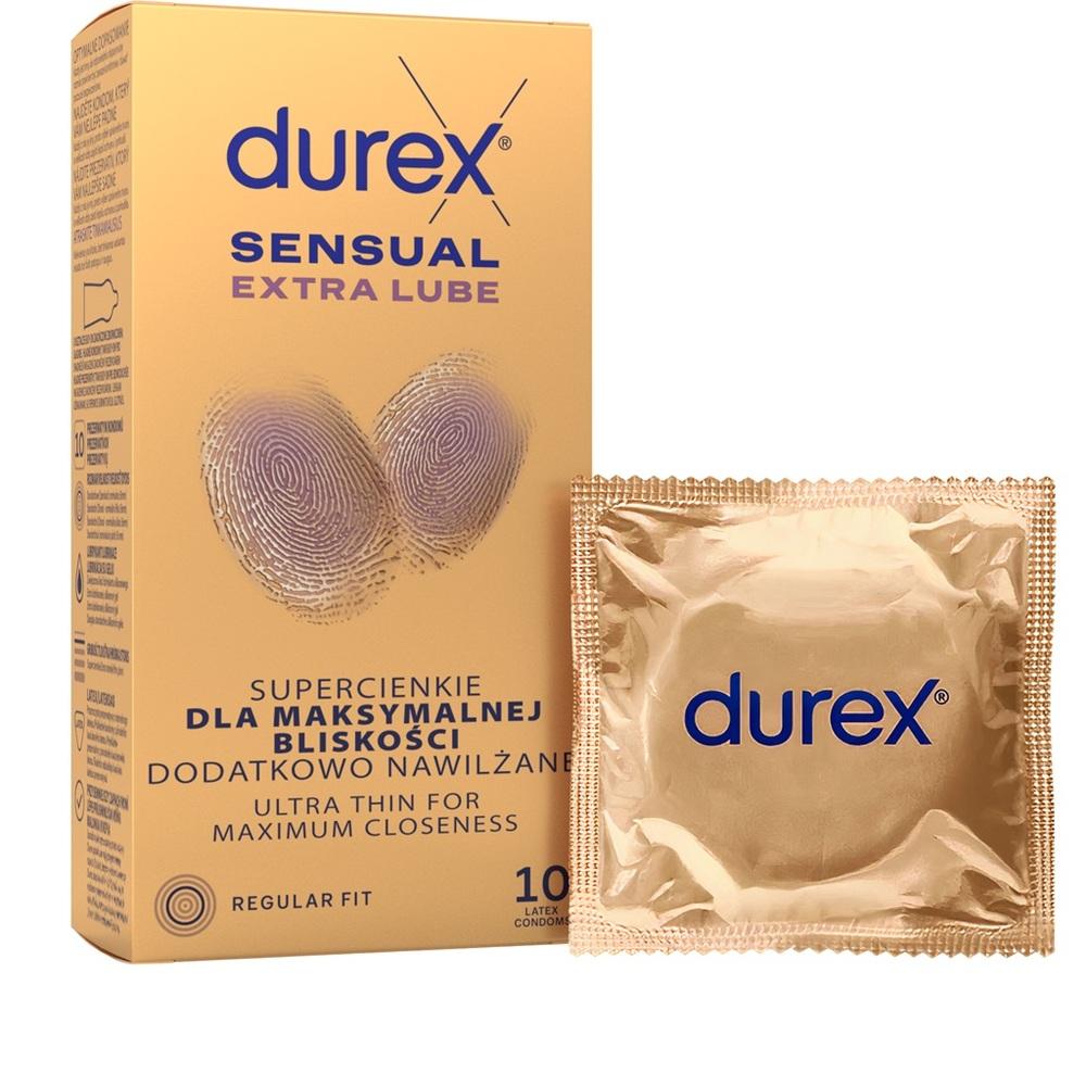 DUREX kondomy Sensual Extra Lube 10 ks
