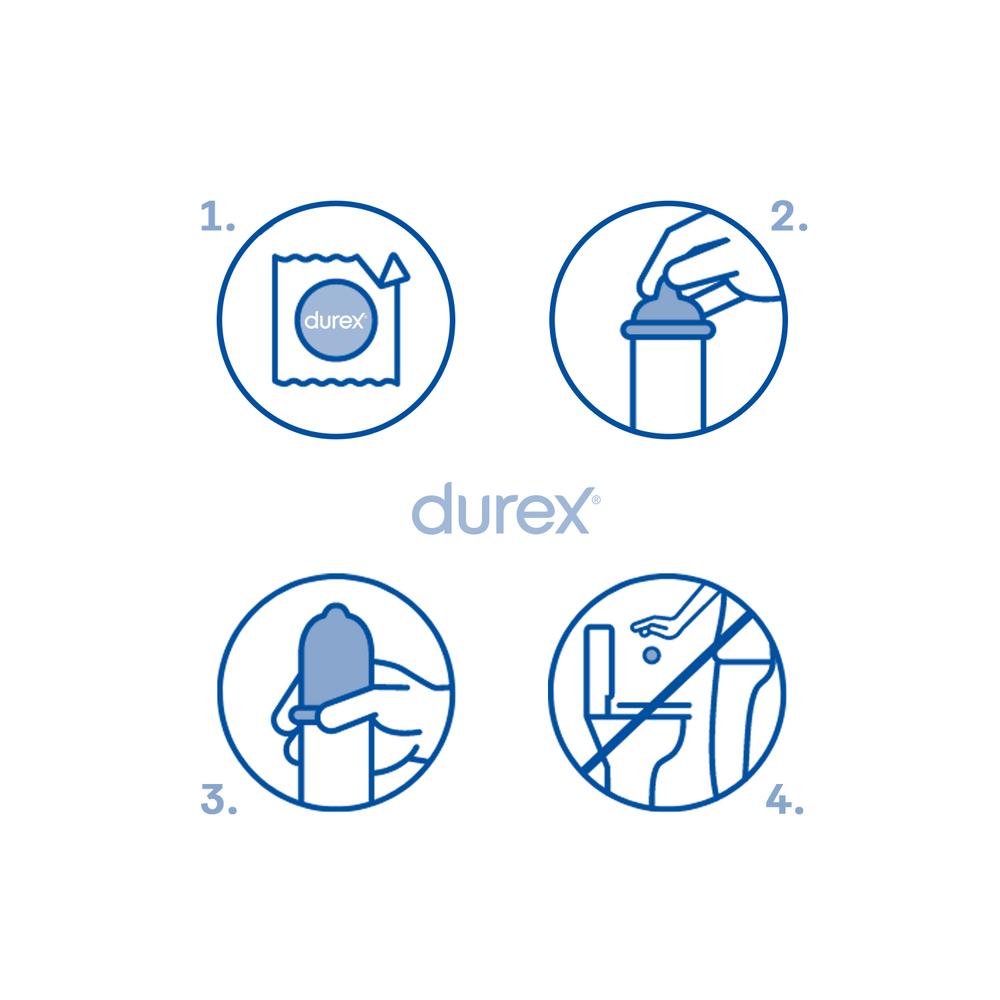 DUREX kondomy Sensual Extra Lube 3 ks - Image 4