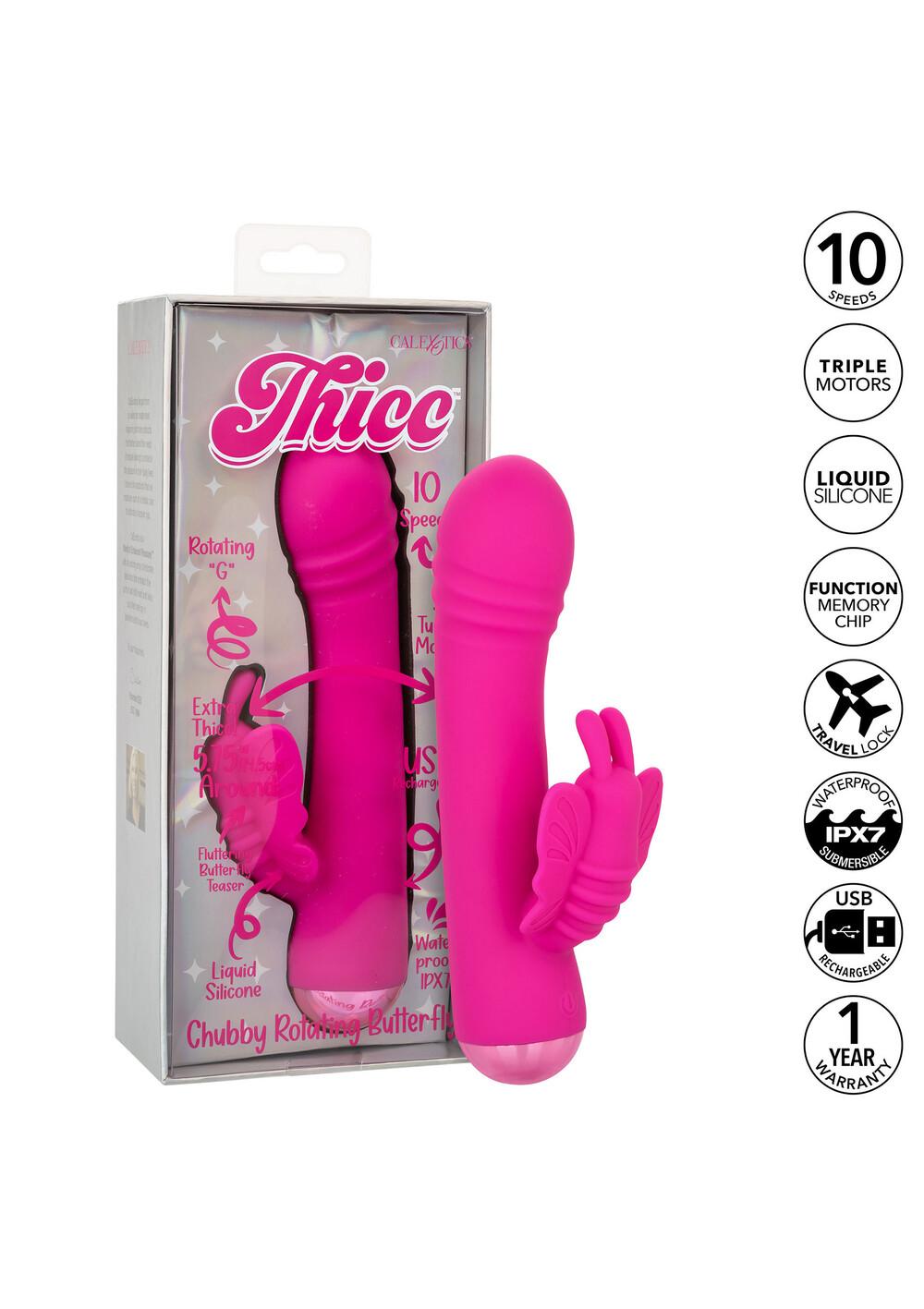 Thicc Chubby Rotating Butterfly vibrátor - Obrázek 5