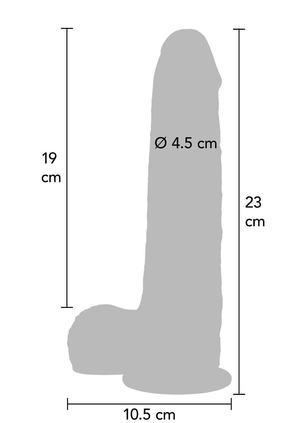 ToyJoy Get Real Silicone Foreskin Dildo 23 cm - Image 3