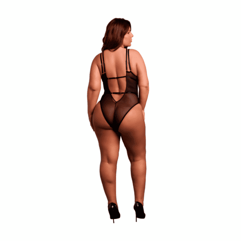 Le Désir Plus Size Body - černé - Image 2