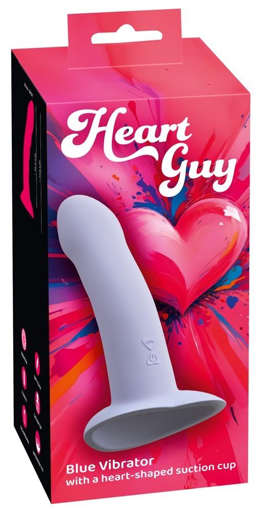 Heart Guy vibrátor - modrý (obrázek 11)