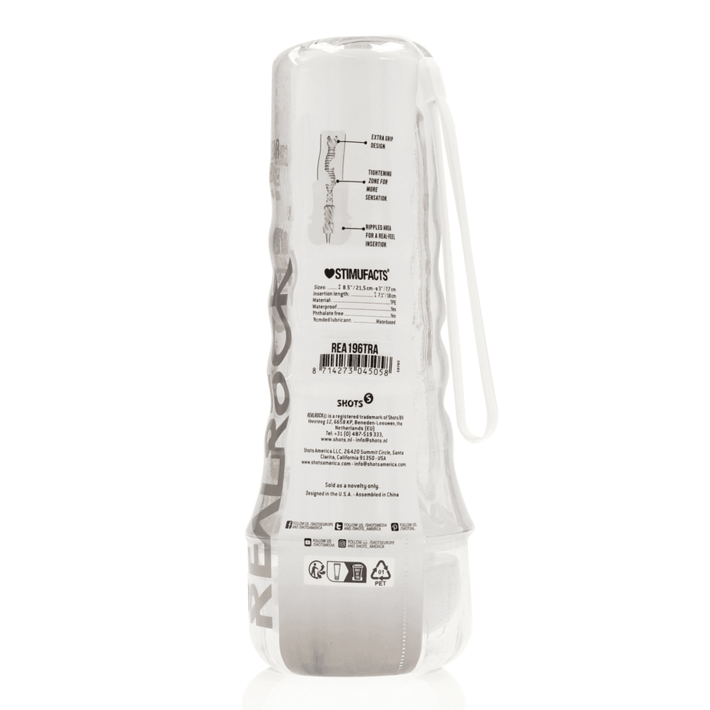 RealRock Easy Rider Pussy masturbátor – transparentní