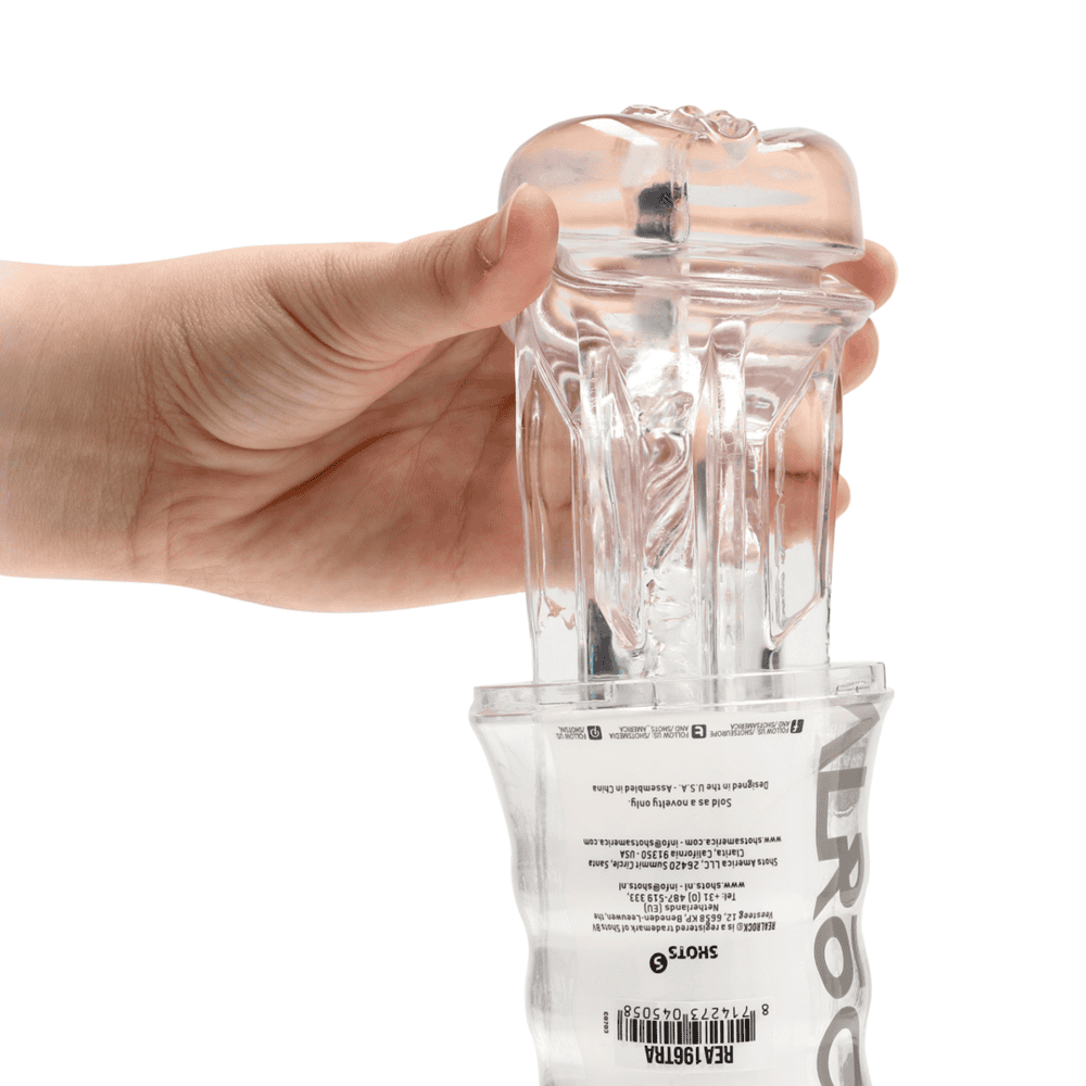 RealRock Easy Rider Pussy masturbátor – transparentní