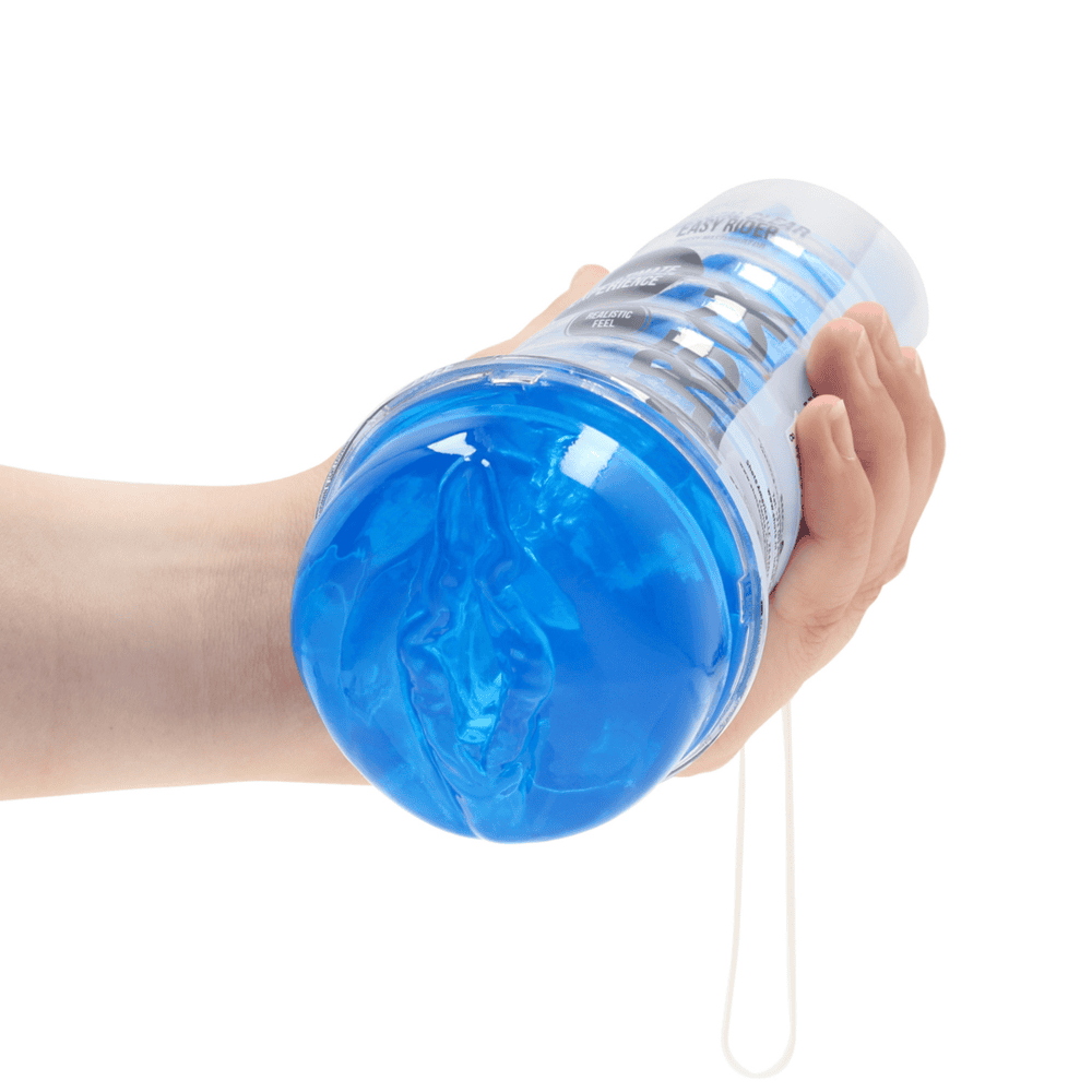 RealRock Easy Rider Pussy masturbátor - modrý - Obrázek 2