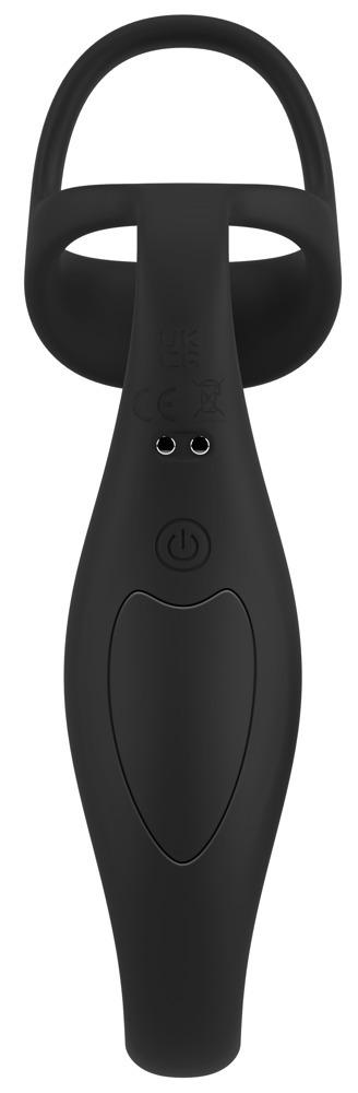 Rebel Erekční kroužek a stimulátor prostaty – černý