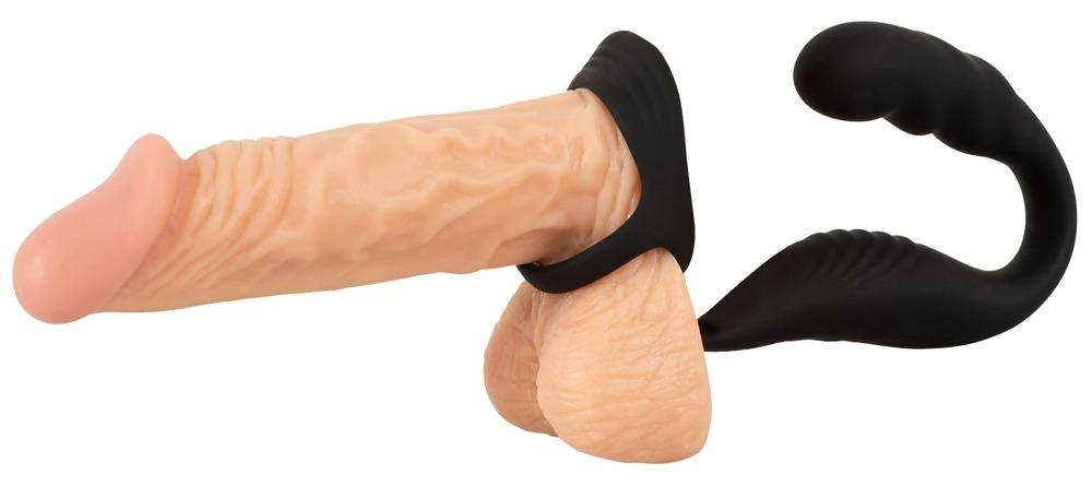 Rebel Erekční kroužek a stimulátor prostaty - černý - Image 5