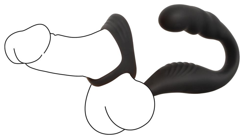 Rebel Erekční kroužek a stimulátor prostaty - černý - Image 6