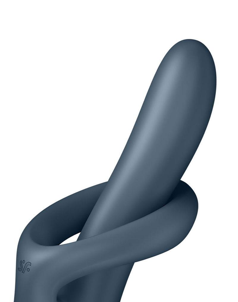 Satisfyer Heat Flex 4 rabbit vibrátor - šedý - Image 2