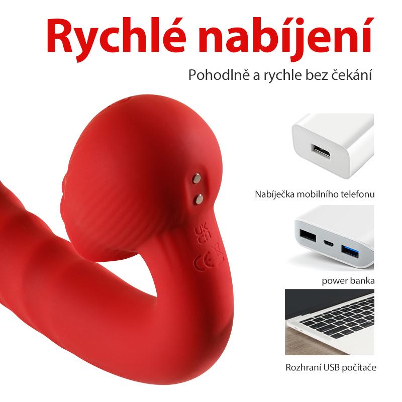 BASIC X Roses multifunkční vibrátor