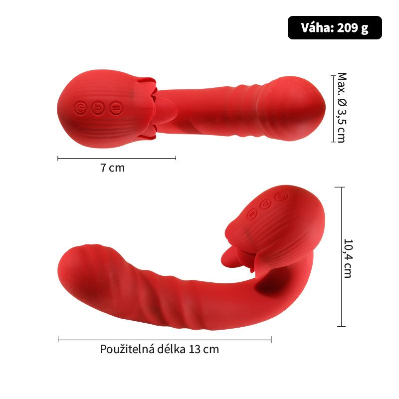 BASIC X Roses multifunkční vibrátor - Obrázek 3