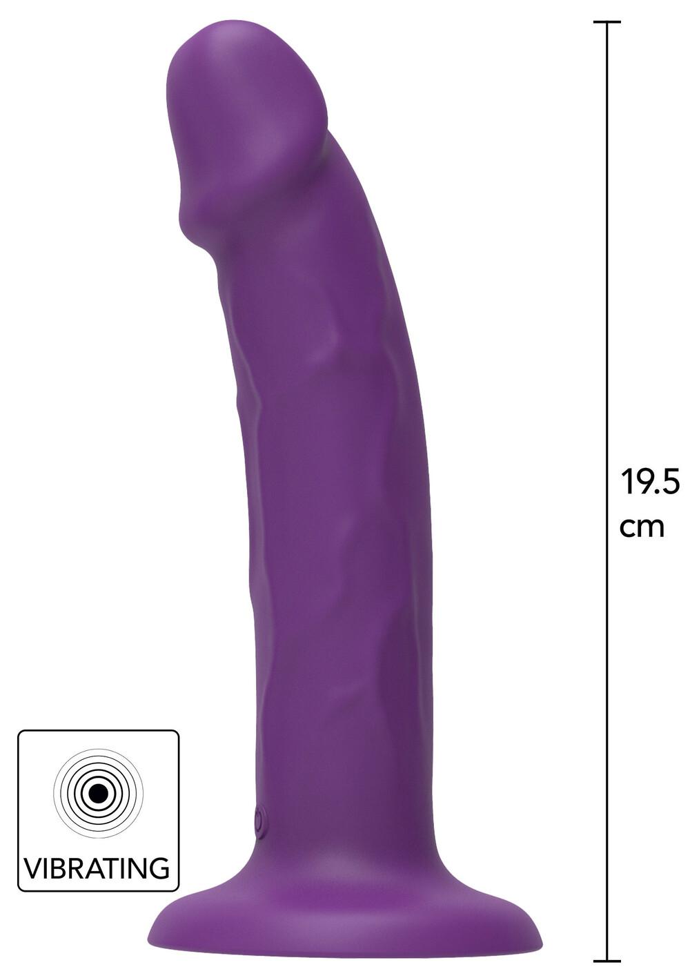 Get Real vibrátor do postroje - fialový - Image 7
