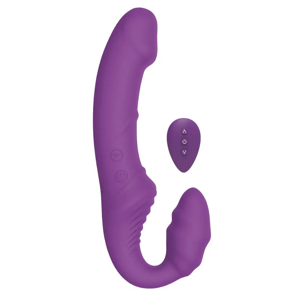 Designer Edition Nymphea vibrační Strap-On - fialový