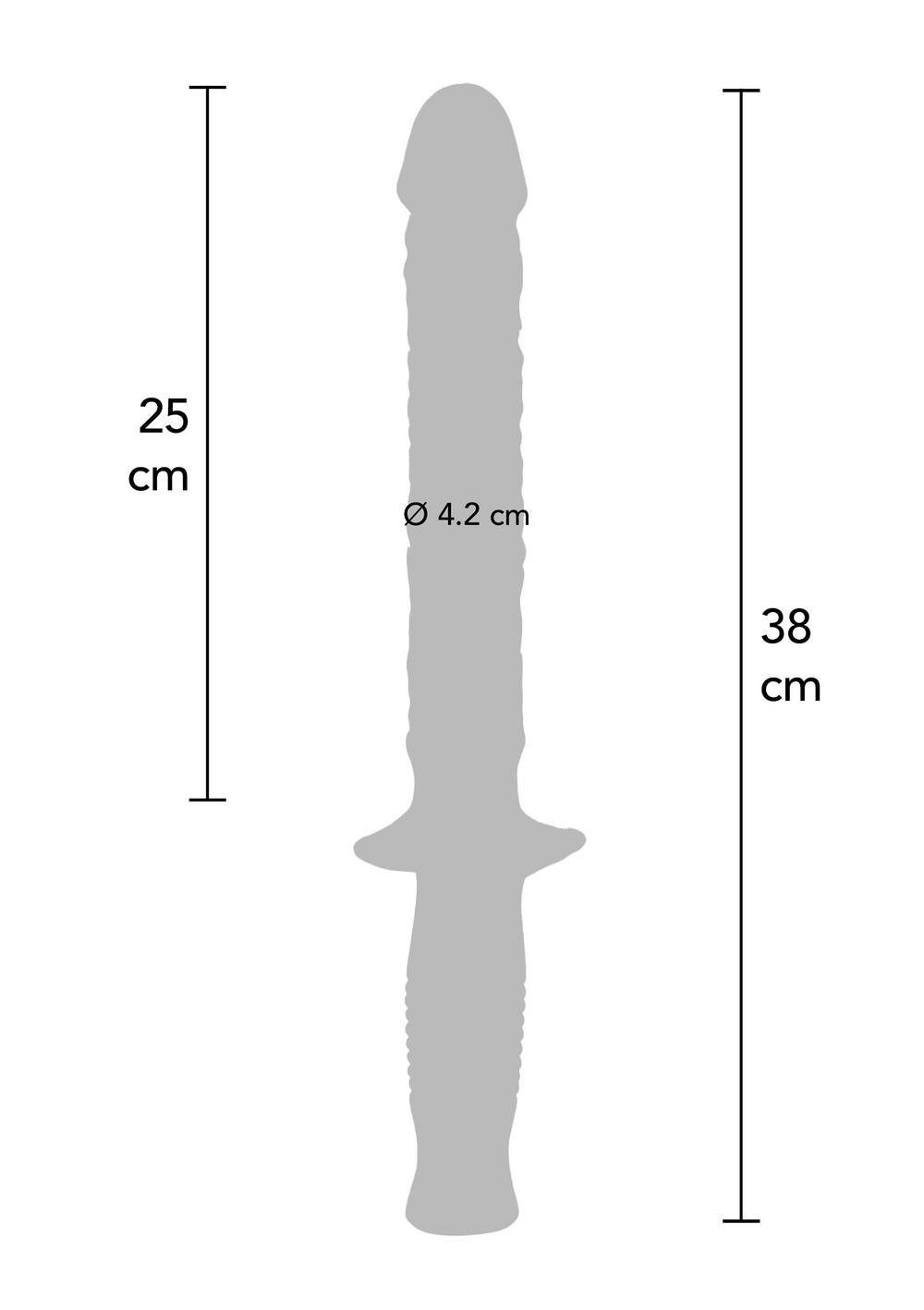Get Real The Manhandler dildo s rukojetí - černé - Image 2