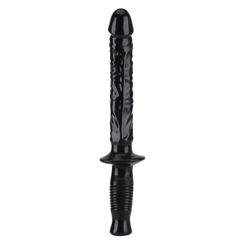 Get Real The Manhandler dildo s rukojetí - černé