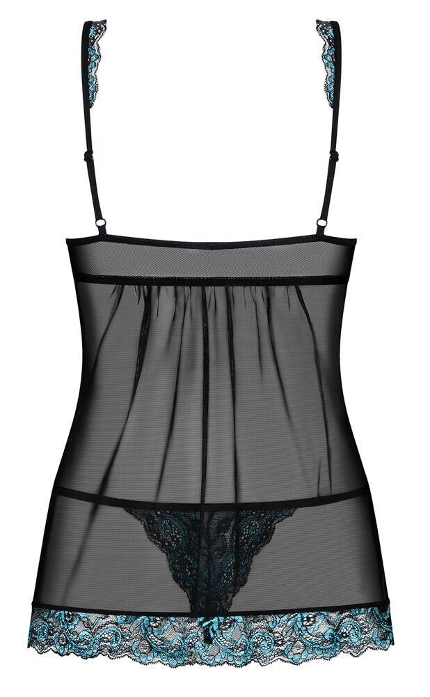 Obsessive košilka Amanta - černá: S/M - Obrázek 3