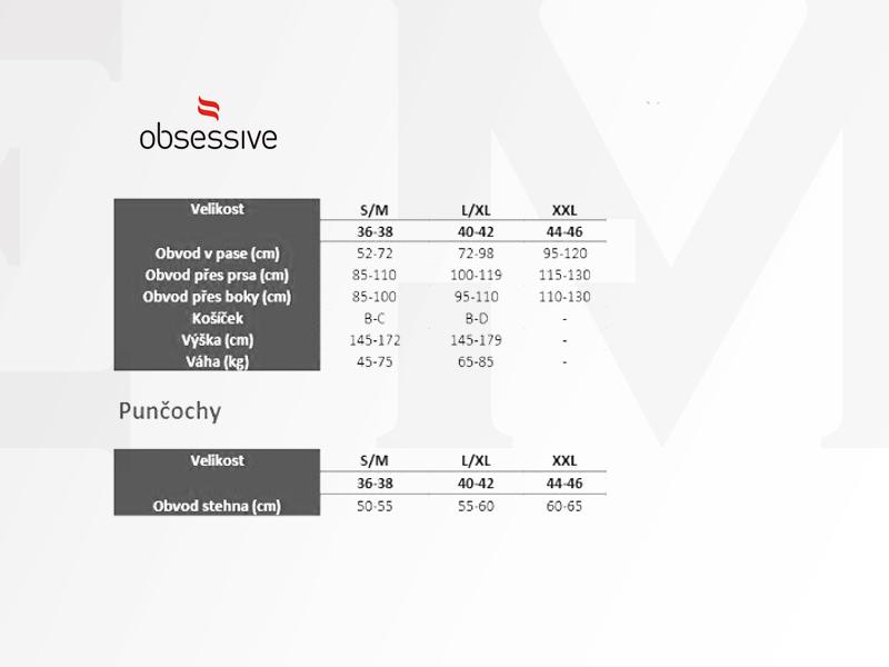 Obsessive košilka Amanta - černá: S/M - Obrázek 4