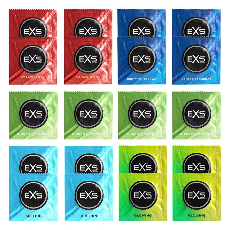 EXS kondomy Mix testovací sada 20 ks