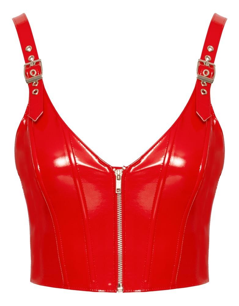 Black Level Vinyl top - červený: S - Obrázek 3