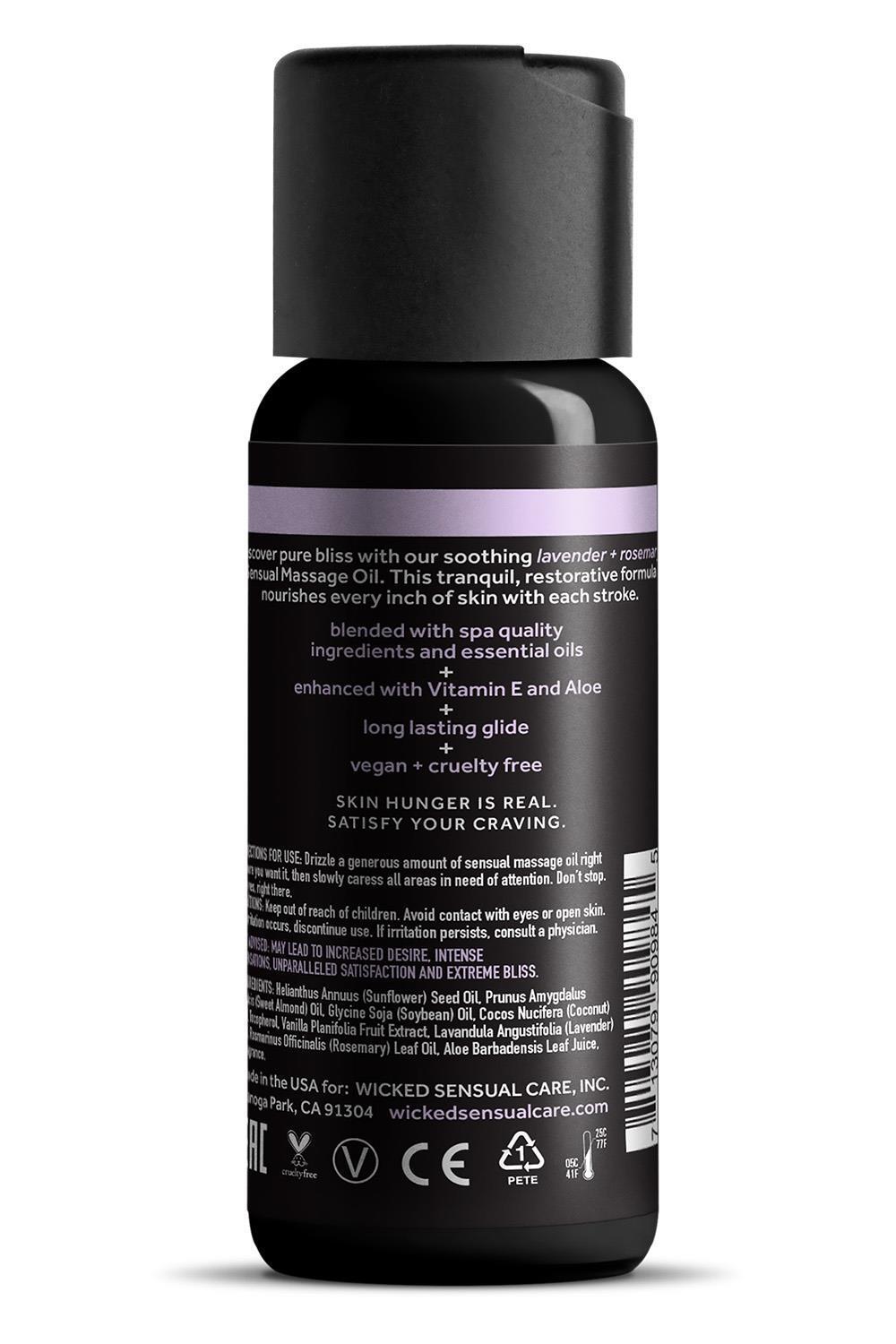 Wicked Sensual masážní olej 120 ml - levandule - Image 2