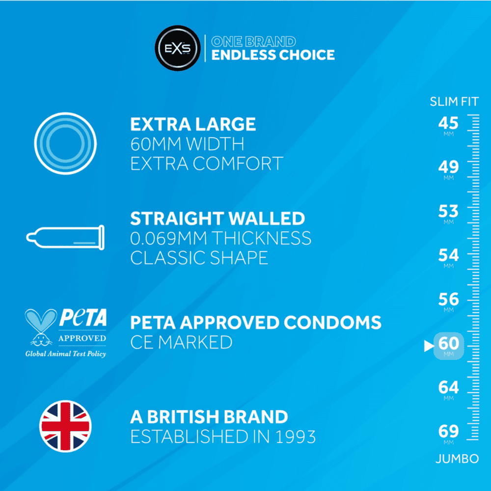 EXS Jumbo kondomy 12 ks - Obrázek 3