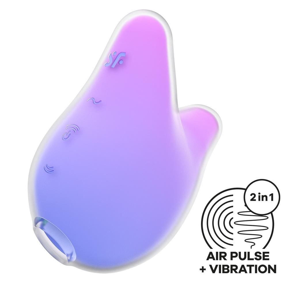 Satisfyer Mermaid Vibes tlakový stimulátor klitorisu - fialový